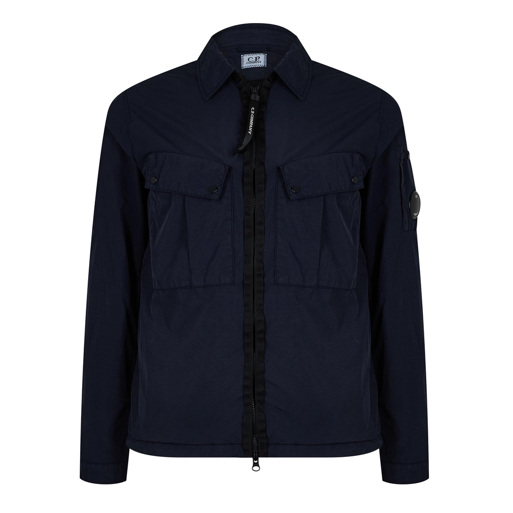 CP Company Flatt Nylon Overshirt - Ttl Eclipse 888